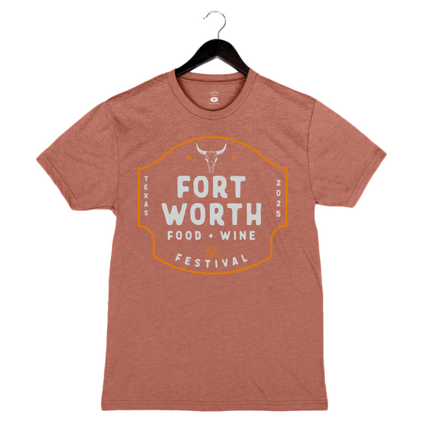 FWFWF 2025 - Unisex Crewneck Shirt - Longhorn - Clay