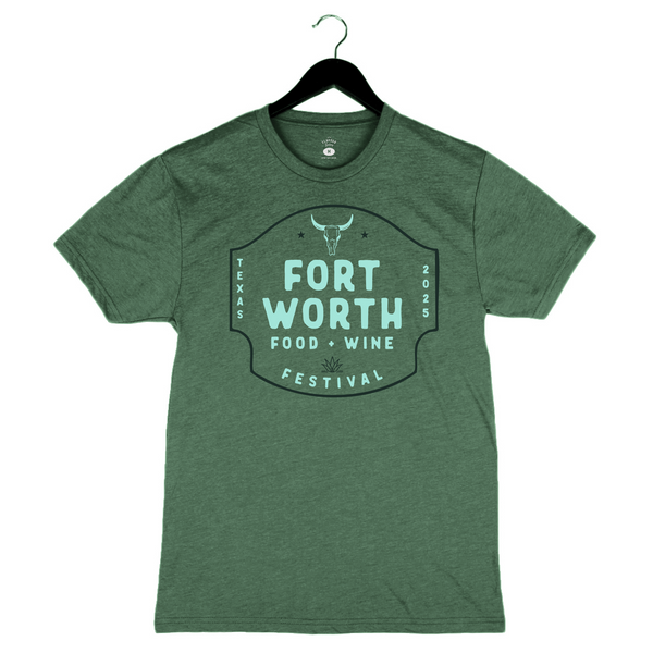 FWFWF 2025 - Unisex Crewneck Shirt - Longhorn - Grass Green