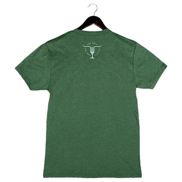 FWFWF 2025 - Unisex Crewneck Shirt - Longhorn - Grass Green