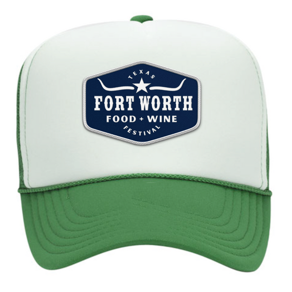 FWFWF 2025 - Foam Trucker Cap - White / Kelly