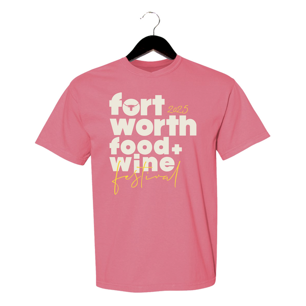 FWFWF 2025 - Unisex Crewneck Shirt - Block Font - Crunchberry