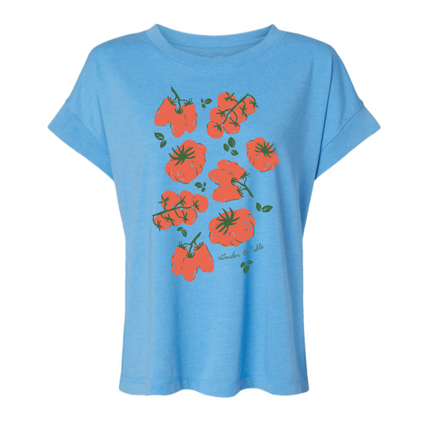 Garden Tomatoes - Women's Vintage Tee - Blue