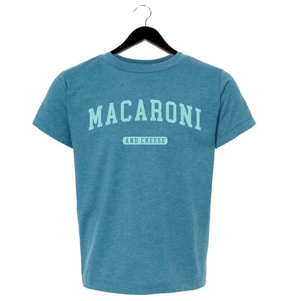 The Hunger Diaries 2023 - Macaroni and Cheese - Unisex Toddler Crewneck Shirt - Teal