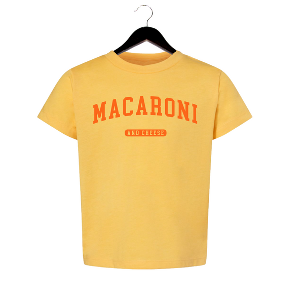 The Hunger Diaries 2023 - Macaroni and Cheese - Unisex Toddler Crewneck Shirt - Gold
