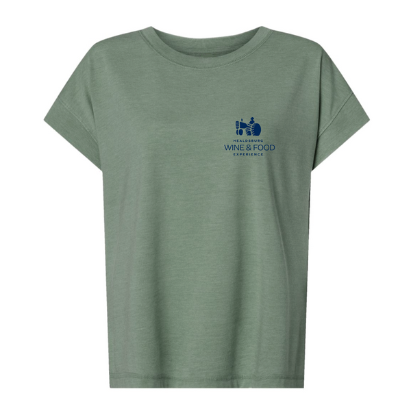 HWFE 2026 - Women's Vintage Tee - Harvest Girl - Washed Basil