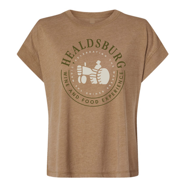 HWFE 2026 - Women's Vintage Tee - Tractor - Light Brown