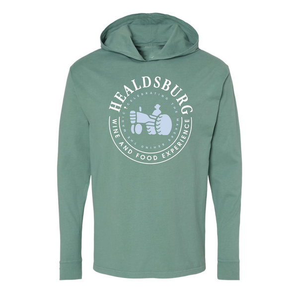 HWFE 2026 - Unisex Hooded Long Sleeve Shirt - Tractor - Sage Green
