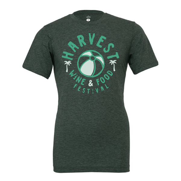 Harvest WFF '25 - Unisex Crewneck Shirt - Beach Ball - Forest