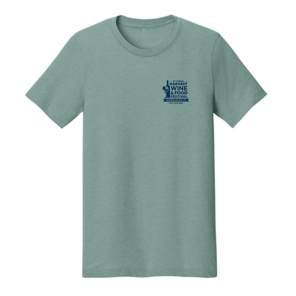 Harvest WFF '26 - Unisex T-Shirt - Cheers - Dusty Blue