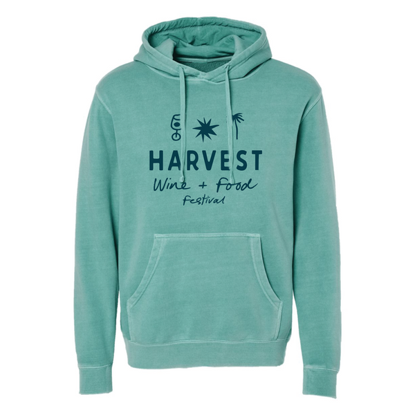 Harvest WFF '26 - Unsiex Hooded Sweatshirt - Icons - Pigment Mint