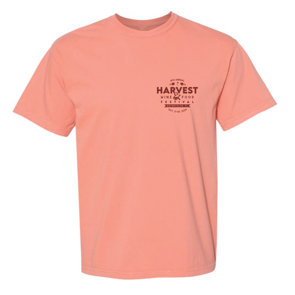 Harvest WFF '24 - Unisex Crewneck Shirt - Smiley - Terracotta