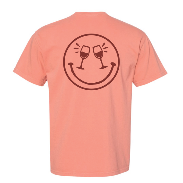 Harvest WFF '24 - Unisex Crewneck Shirt - Smiley - Terracotta
