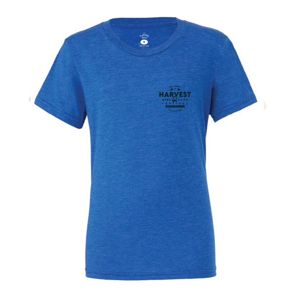 Harvest WFF '24 - Unisex Crewneck Shirt - Cubes - Royal Blue
