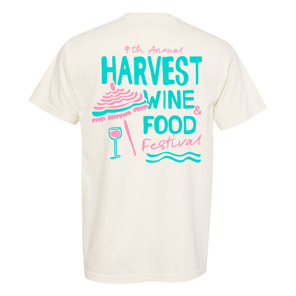 Harvest WFF '25 - Unisex Crewneck Shirt - Umbrella - Ivory