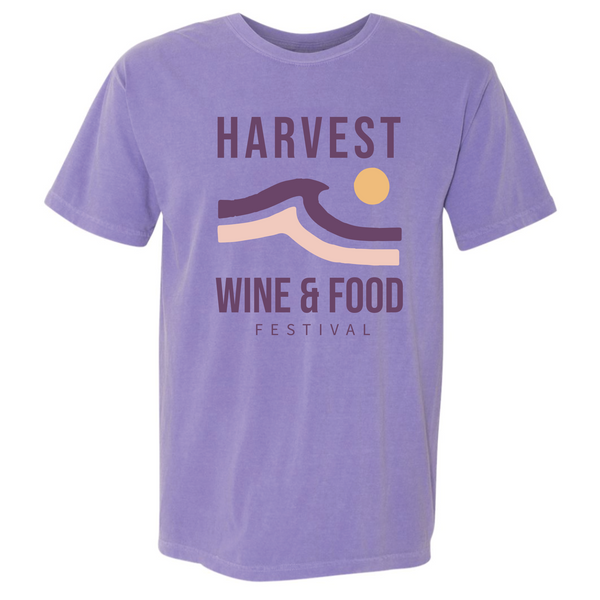 Harvest WFF '24 - Unisex Crewneck Shirt - Wave - Violet