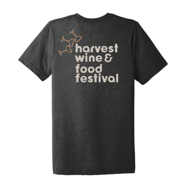 Harvest WFF '25 - Unisex Crewneck Shirt - Glasses - Dark Grey