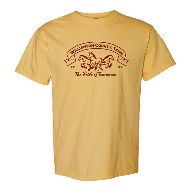 @JessieTigges - Unisex Short Sleeve Shirt - The Pride of Tennessee - Gold
