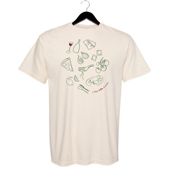 L'Arte della Cusine - Unisex Crewneck Shirt - Ivory