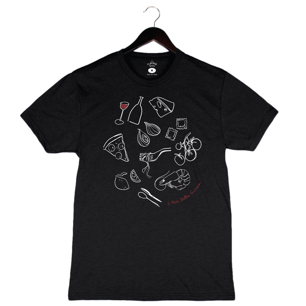 L'Arte della Cucina - Unisex Crewneck Shirt - Black