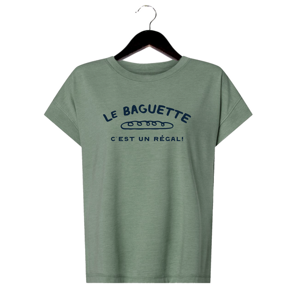 Le Baguette - Women's Vintage Tee - Basil