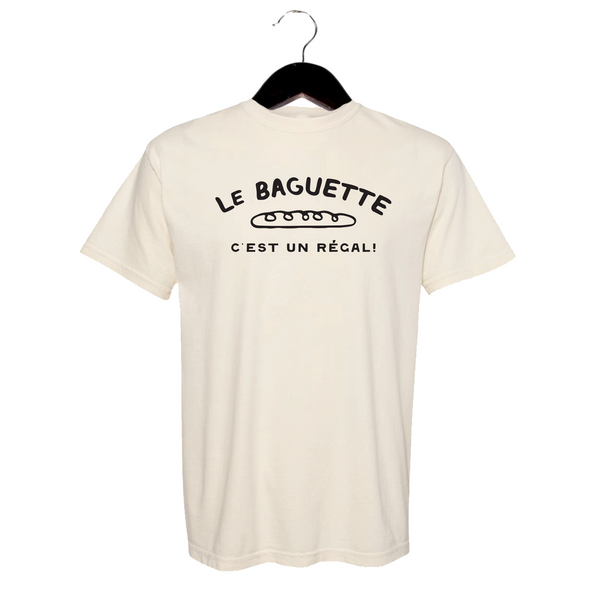Le Baguette - Unisex Crewneck Shirt - Pigment Ivory