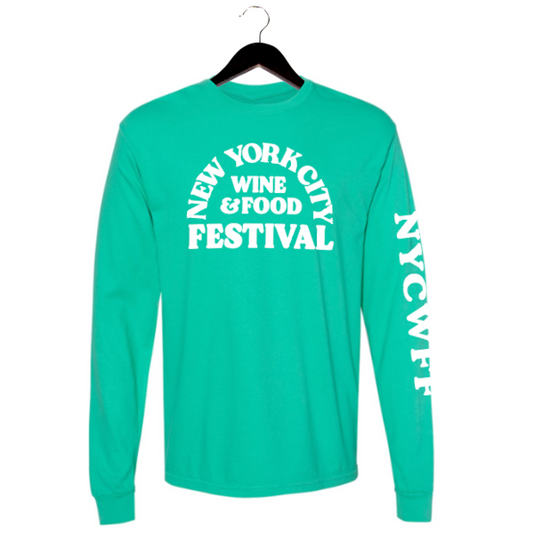 NYCWFF '24 - Unisex Long Sleeve Shirt - NYCWFF - Seafoam