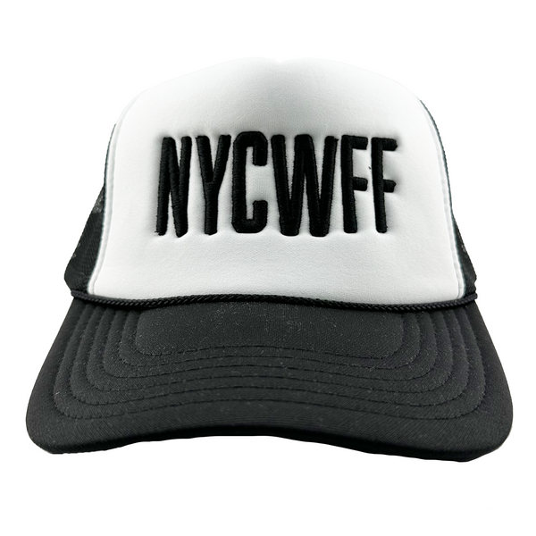 NYCWFF '23 - Trucker Cap - NYCWFF - Black / White