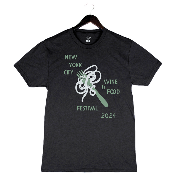 NYCWFF '24 - Unisex Crewneck Shirt - Pasta - Black