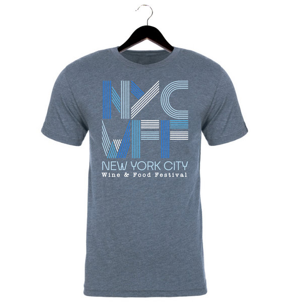 NYCWFF '23 - Unisex Crewneck Shirt - Retro Lines - Vintage Navy