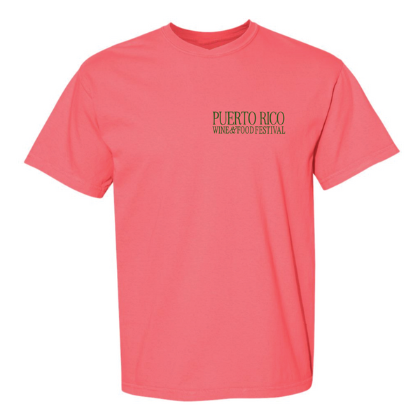 Puerto Rico Wine & Food Festival - Unisex Crewneck Shirt - Shell - Crunchberry