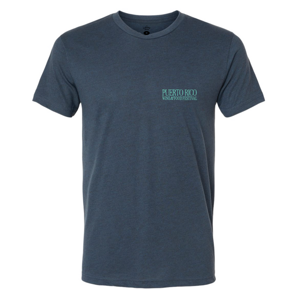 Puerto Rico Wine & Food Festival - Unisex Crewneck Shirt - Shell - Navy
