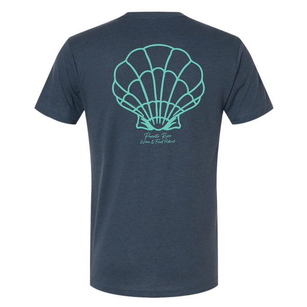Puerto Rico Wine & Food Festival - Unisex Crewneck Shirt - Shell - Navy
