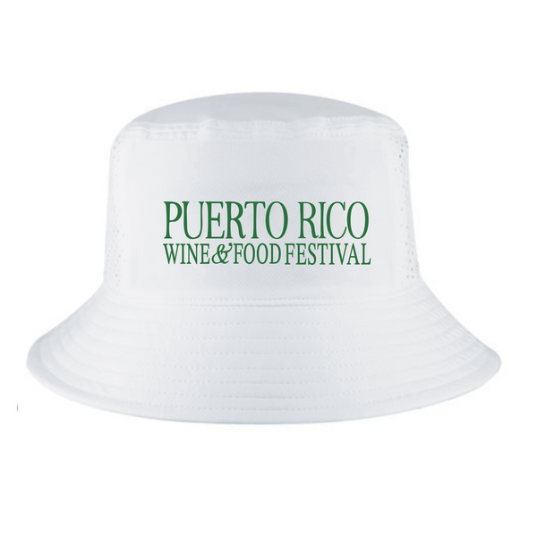 Puerto Rico Food & Wine Festival - Bucket Hat - White