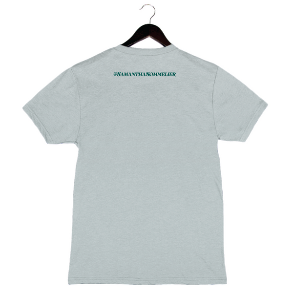 @SamanthaSommelier - Unisex Crewneck Shirt - Porch Pounding - Dusty Blue