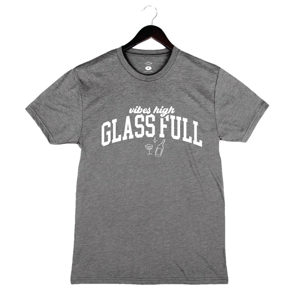 @SamanthaSommelier - Unisex Crewneck Shirt - Vibes High Glass Full - Grey