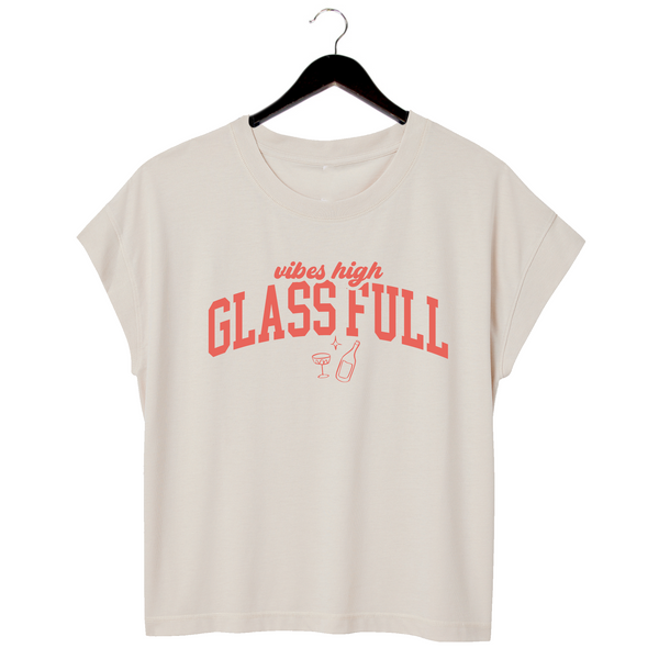 @SamanthaSommelier - Women's Relaxed Shirt - Vibes High Glass Full - Natural