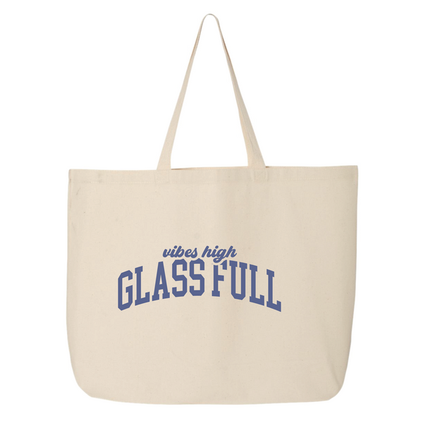 @SamanthaSommelier - Tote Bag - Vibes High Glass Full - Natural
