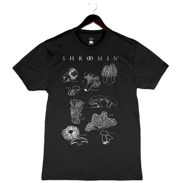 Shroomin' - Unisex Crewneck Shirt - Black