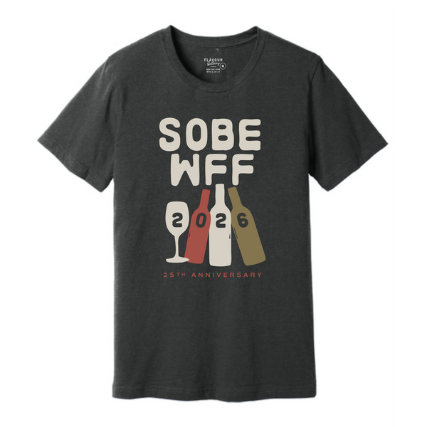 SOBEWFF 2026 - Unisex Crewneck Shirt - Bottles - Dark Grey Heather