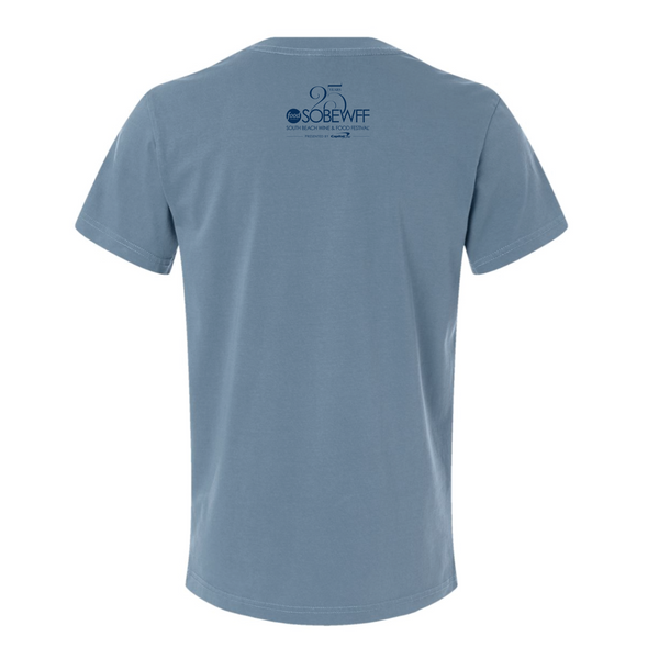SOBEWFF 2026 - Unisex Crewneck Shirt - Bottles - Blue Jean