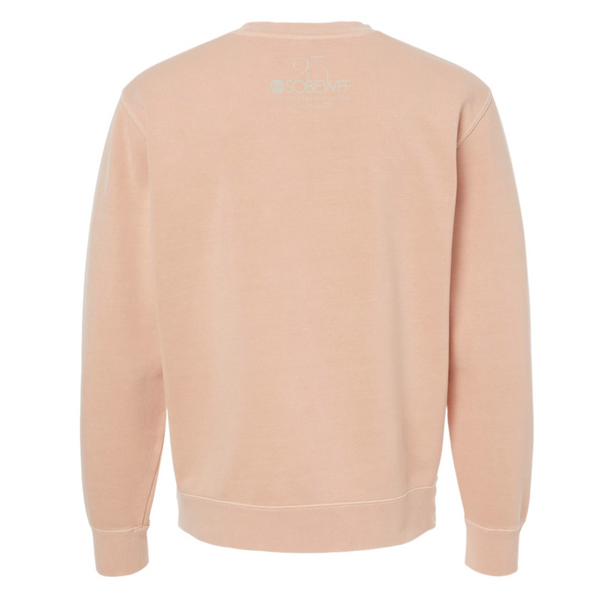 SOBEWFF 2026 - Unisex Crewneck Sweatshirt - Bottles - Pigment Dusty Pink
