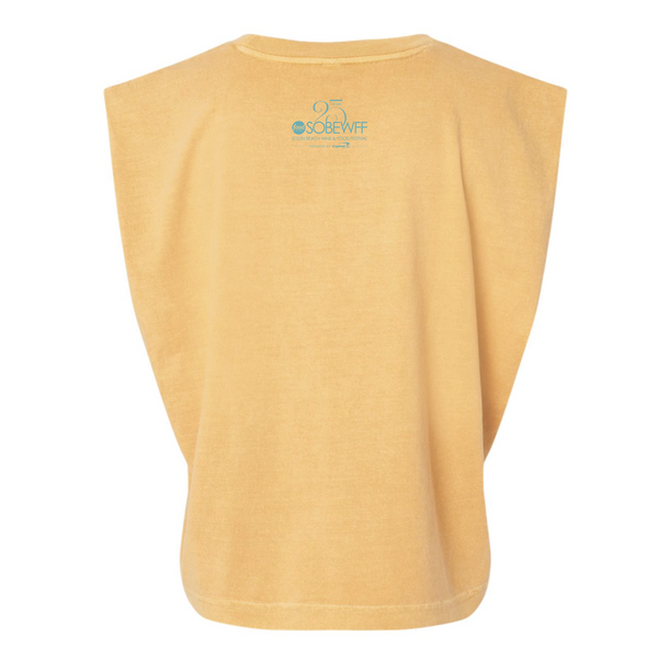 SOBEWFF 2026 - Women's Muscle Tee - Fish - Mustard