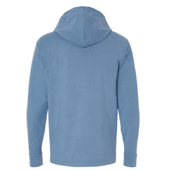SOBEWFF 2026 - Unisex Hooded Long Sleeve Shirt - Fish - Light Blue