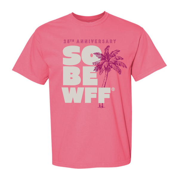 SOBEWFF 2026 - Unisex Crewneck Shirt - Palm - Hot Pink
