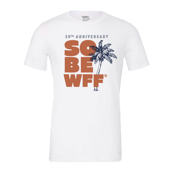 SOBEWFF 2026 - Unisex Crewneck Shirt - Palm - White