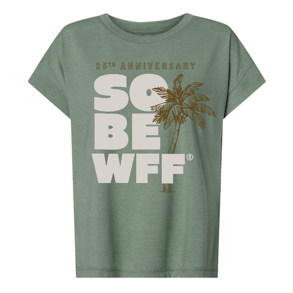 SOBEWFF 2026 - Women's Relaxed Vintage Shirt - Palm - Basil