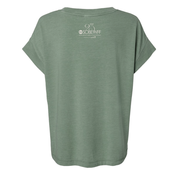 SOBEWFF 2026 - Women's Relaxed Vintage Shirt - Palm - Basil