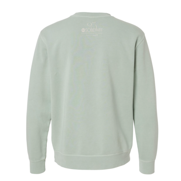 SOBEWFF 2026 - Unisex Crewneck Sweatshirt - Palm - Pigment Sage