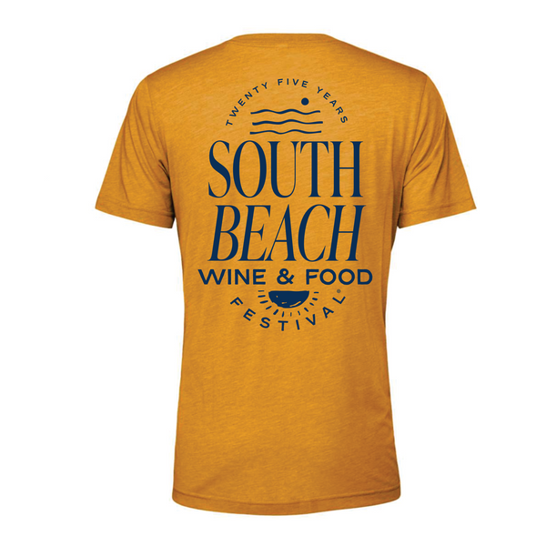SOBEWFF 2026 - Unisex Crewneck Shirt - Stacked - Mustard