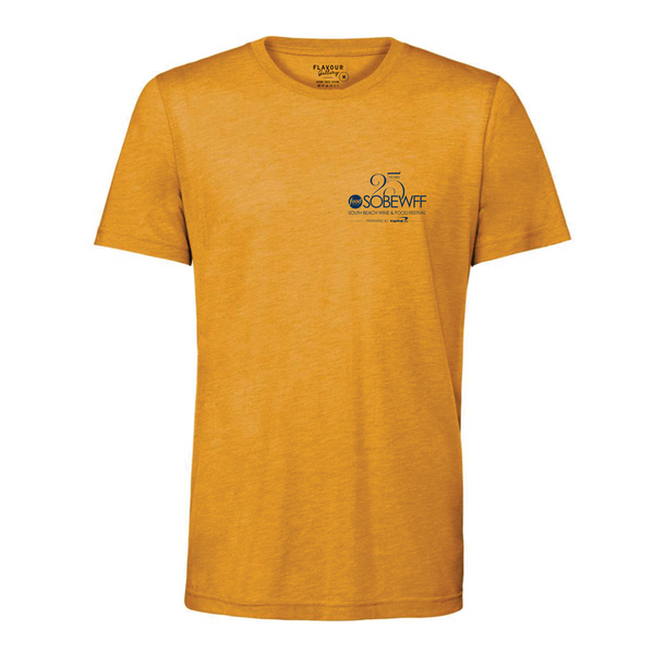 SOBEWFF 2026 - Unisex Crewneck Shirt - Stacked - Mustard